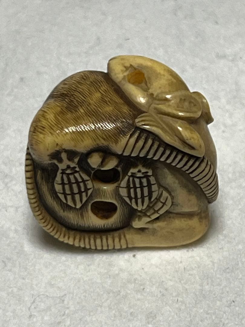 根付け　ねずみ　鼠