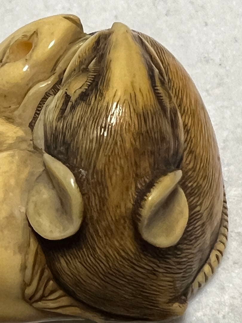 根付け　ねずみ　鼠