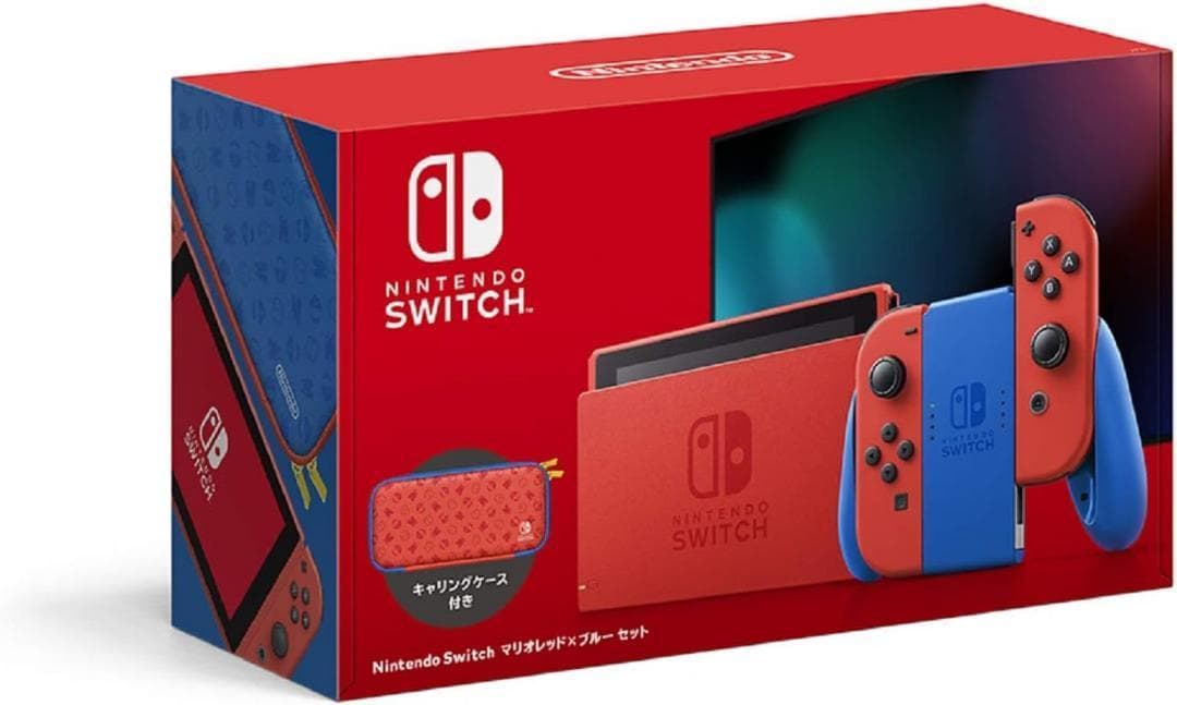 【レア品】Nintendo Switch 本体 マリオレッド×ブルー セット