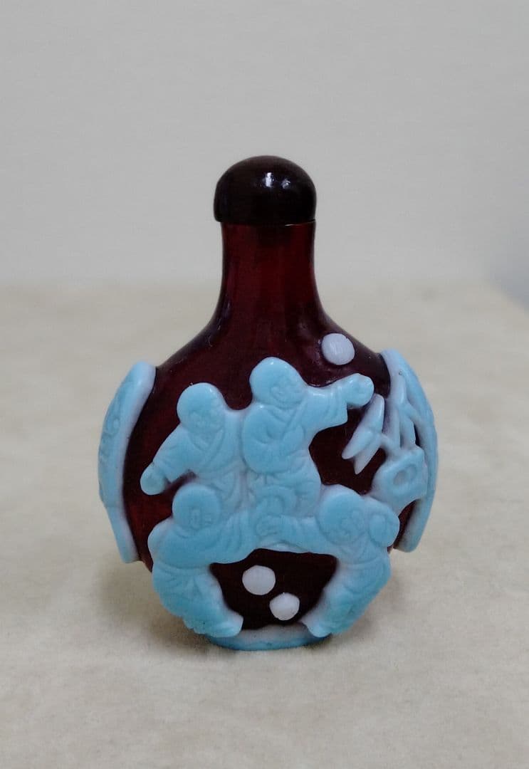 【最終お値引きです】美品　珍品　 古美術品　鼻煙壺 　骨董品 　ガラス 中国物