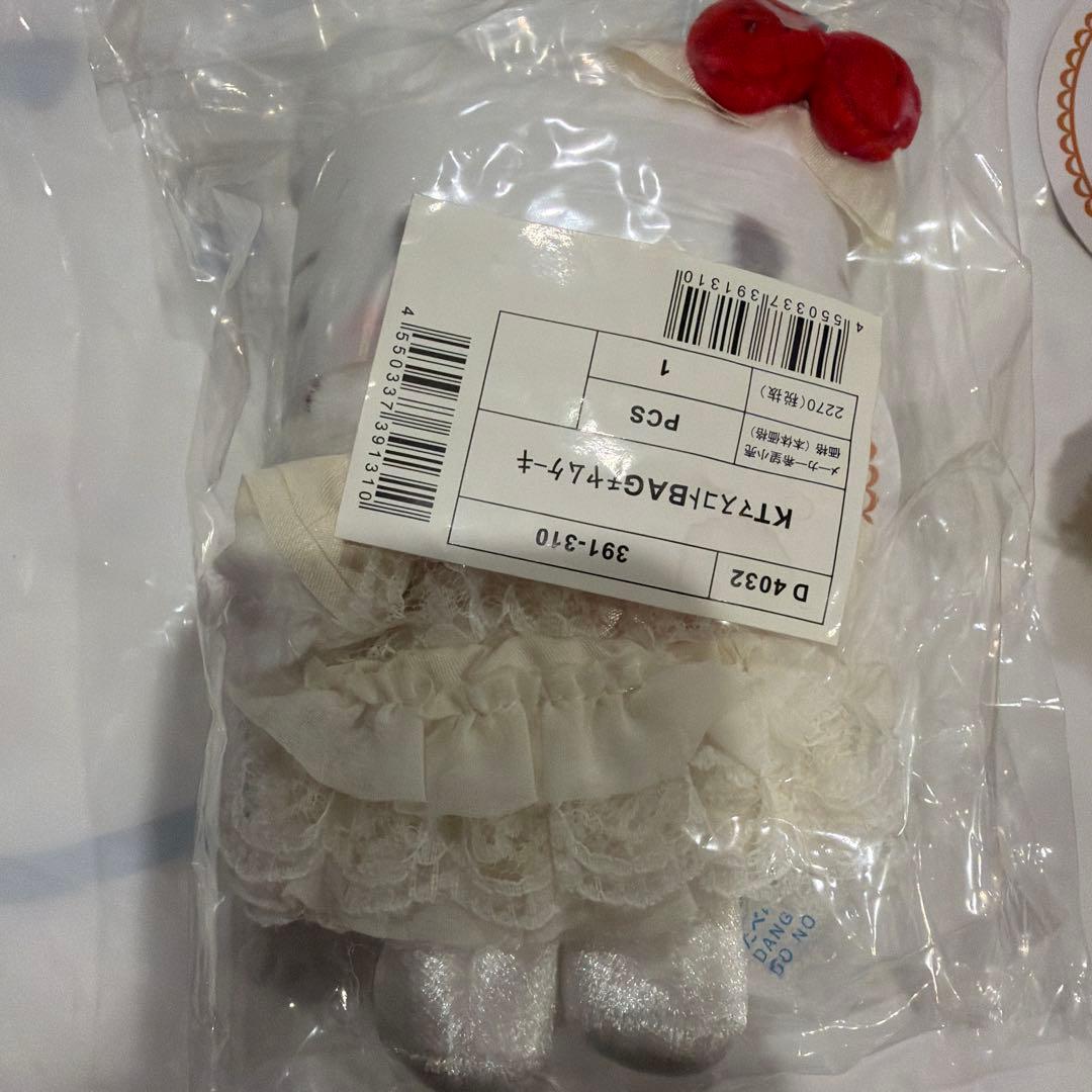 マイメロディ ショートケーキ マスコットホルダー ぬいぐるみチャーム