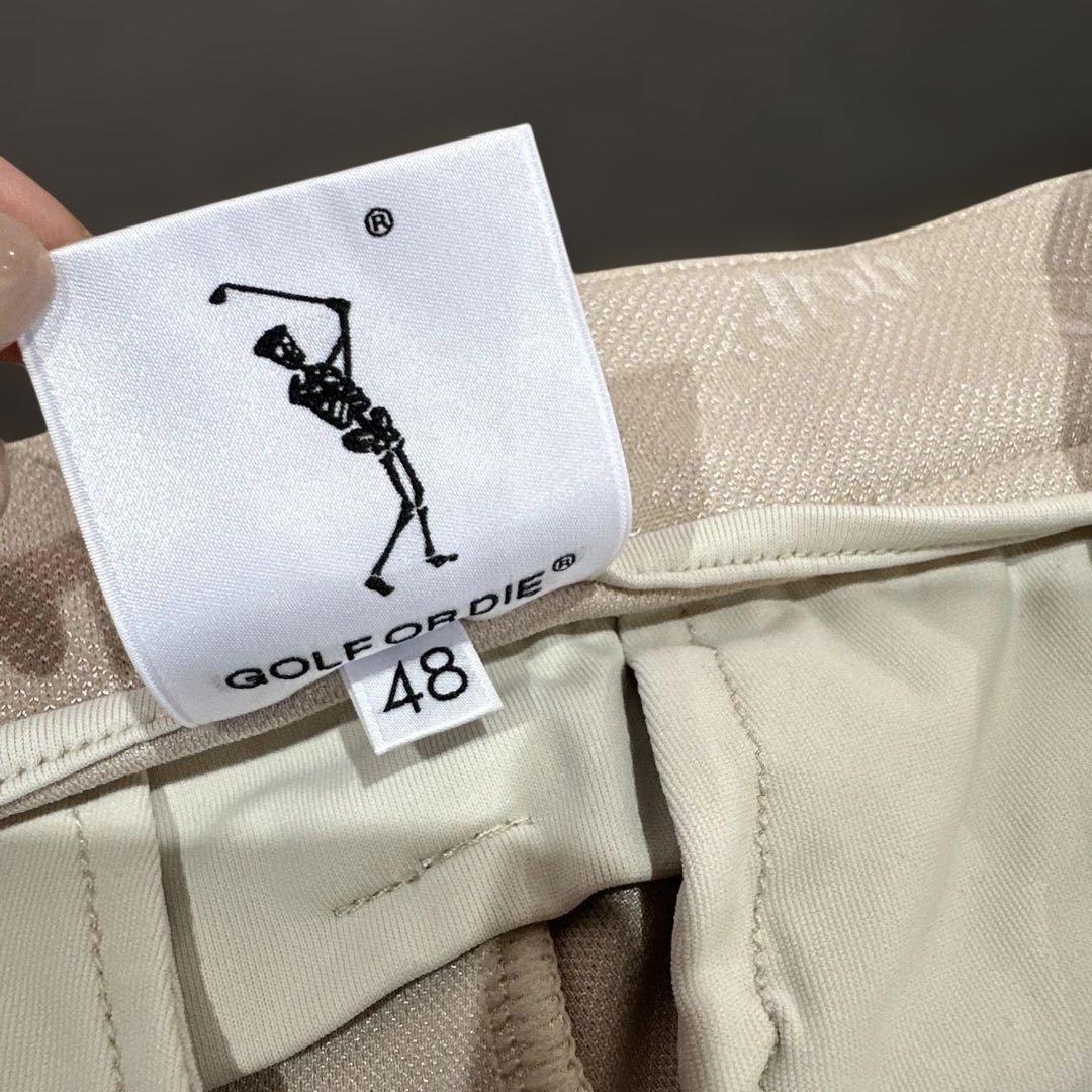 ✴︎美品✴︎ MARK&LONA ゴルフパンツ　ボトムス　グリーン　ライン　48 L