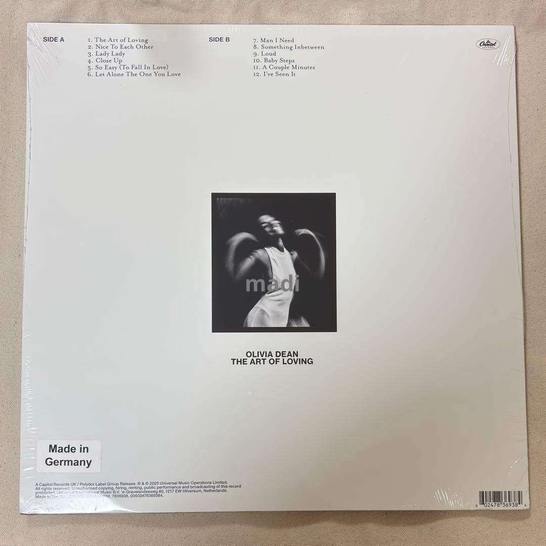 Olivia Dean the art of loving LP レコード