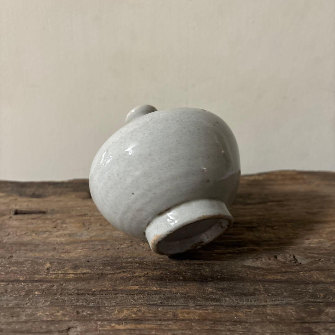 古伊万里染付油壷　②江戸時代　骨董　民芸　古道具　アンティーク検:白洲正子　李朝