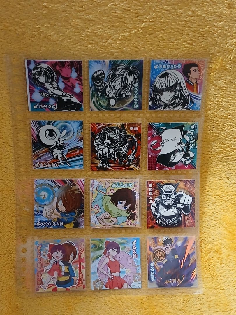 ゲゲゲの鬼太郎 人魂グミ シール ゲゲゲの鬼太郎 ねこ娘 犬山まな アニエス 他