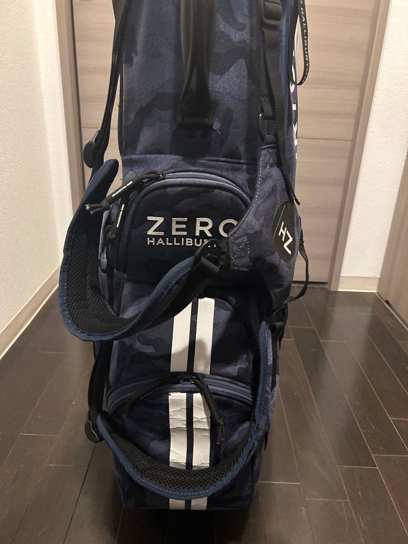ZERO HALLIBURTON キャディバッグ ネイビー迷彩