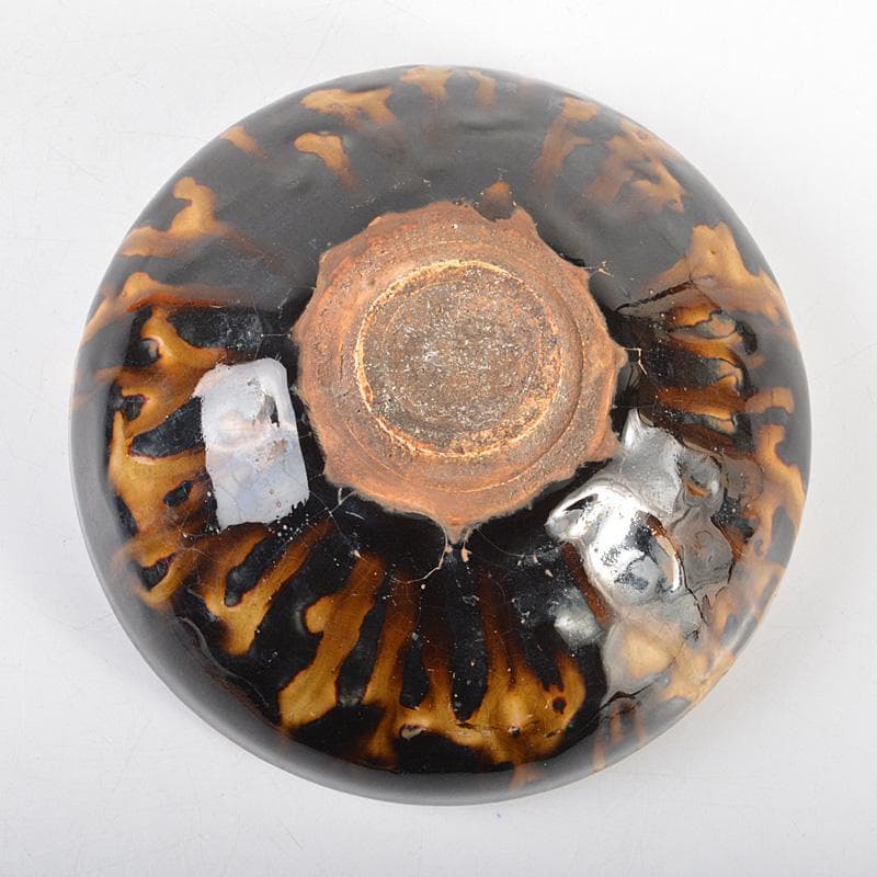 中国　南宋　吉州窯　玳玻天目茶碗　C R5585