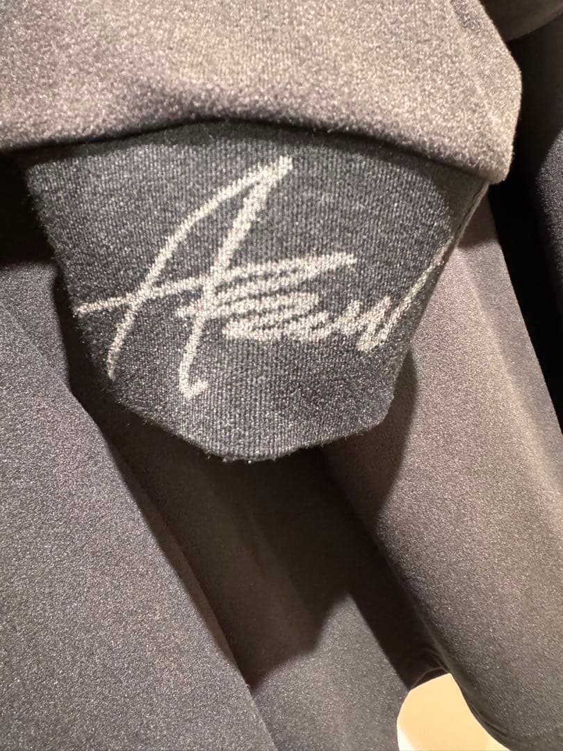 美USED ANEW GOLF メンズ FW袖リブ厚手ストレッチポロ アニュー