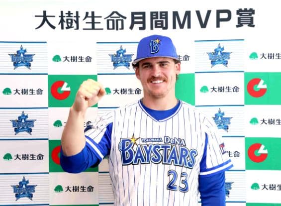 横浜　DeNA ベイスターズ　オースティン　ハイクオリティ ユニフォーム L