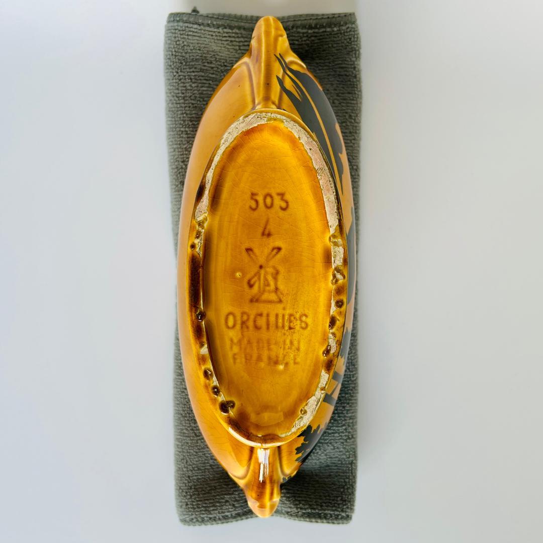 Orchies　フランス陶器　アールヌーボー　フラワーベース　陶器鉢　花瓶