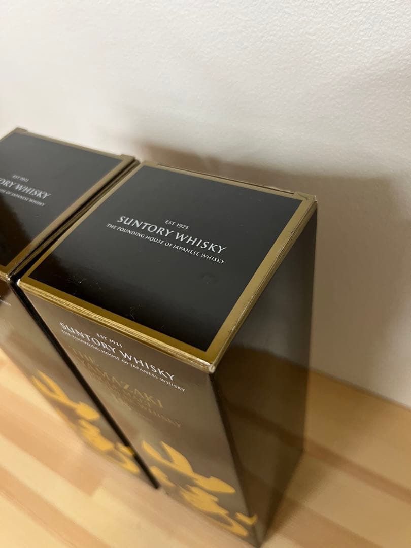 山崎 18年 シングルモルトウイスキー 700ml 2本セット