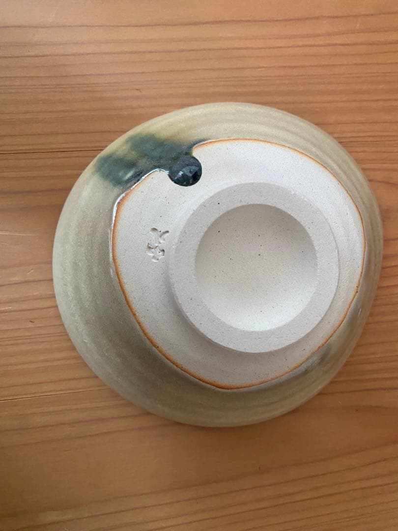 黄瀬戸 夏茶碗 永野小八作 未使用 共箱 茶道具 抹茶腕