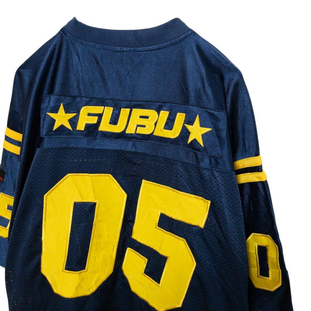 ☆FUBU☆ ヒップホップ ストリート オーバーサイズ ゲームシャツ C4917