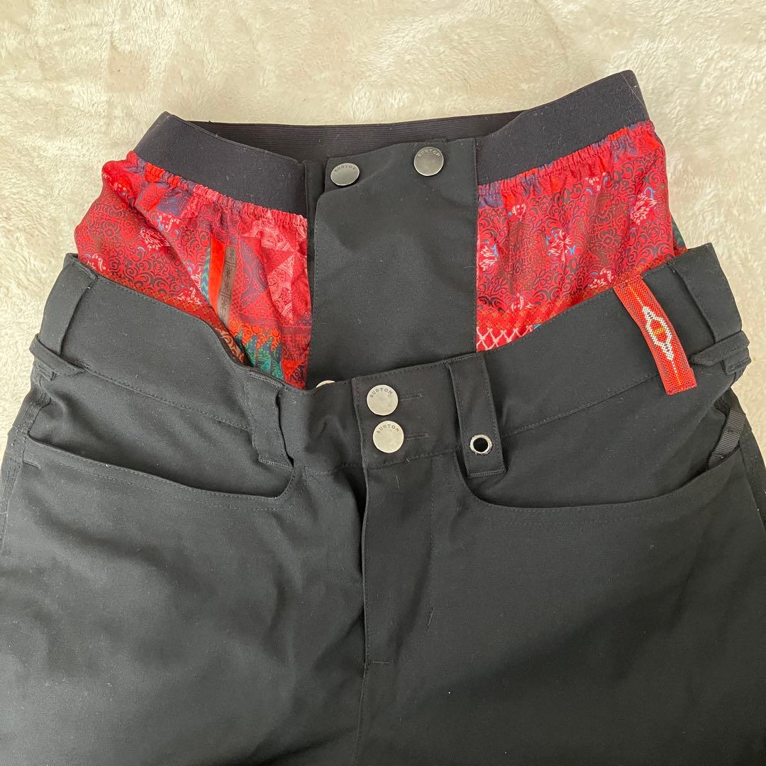 高撥水　美品　S バートン スノボウェア レディース パンツ ブラック　黒