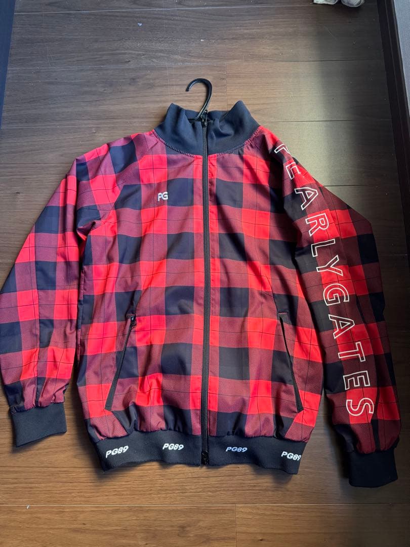 PEARLY GATES レッド/ブラックチェック　セットアップ