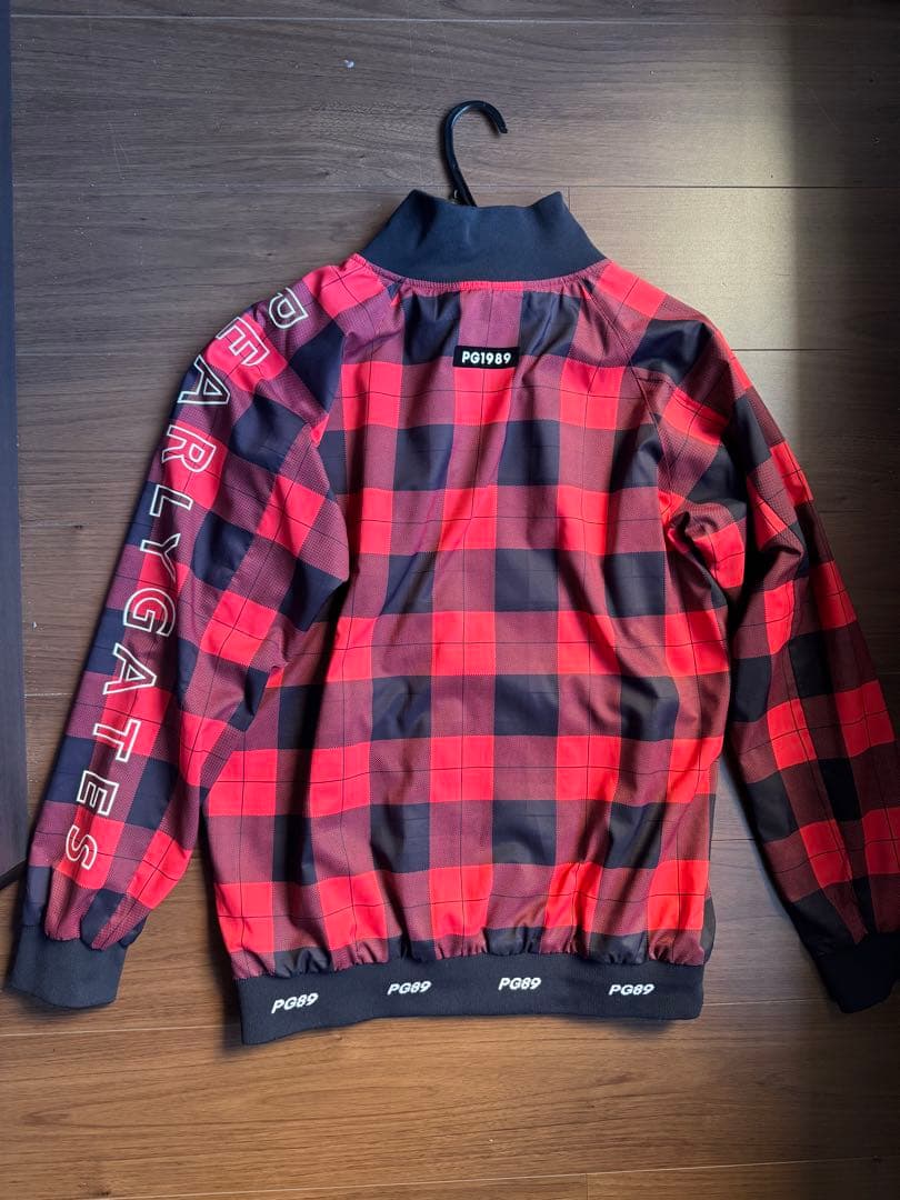 PEARLY GATES レッド/ブラックチェック　セットアップ