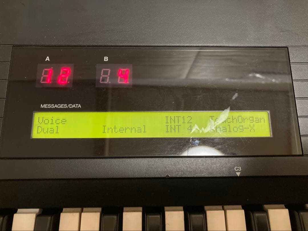 YAMAHA DX7Ⅱ-D シンセサイザー キーボード ヤマハ 0712②