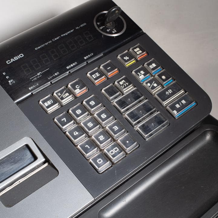 レジ カシオレジスター NL-200 CASIO ブラック 黒