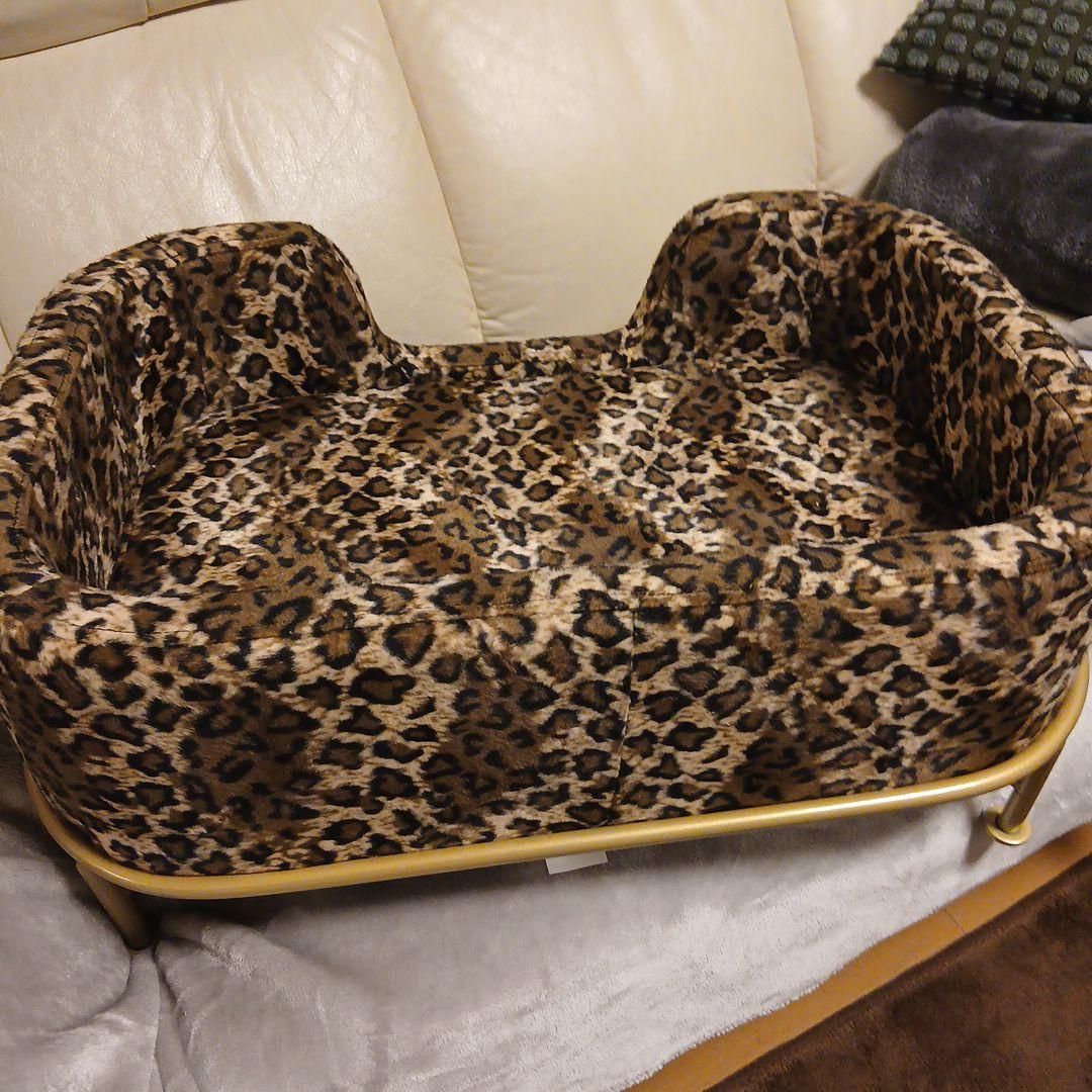 KARE DESIGN　カレ　ディーバレオ　ドッグ　キャットベッド　レオパード柄