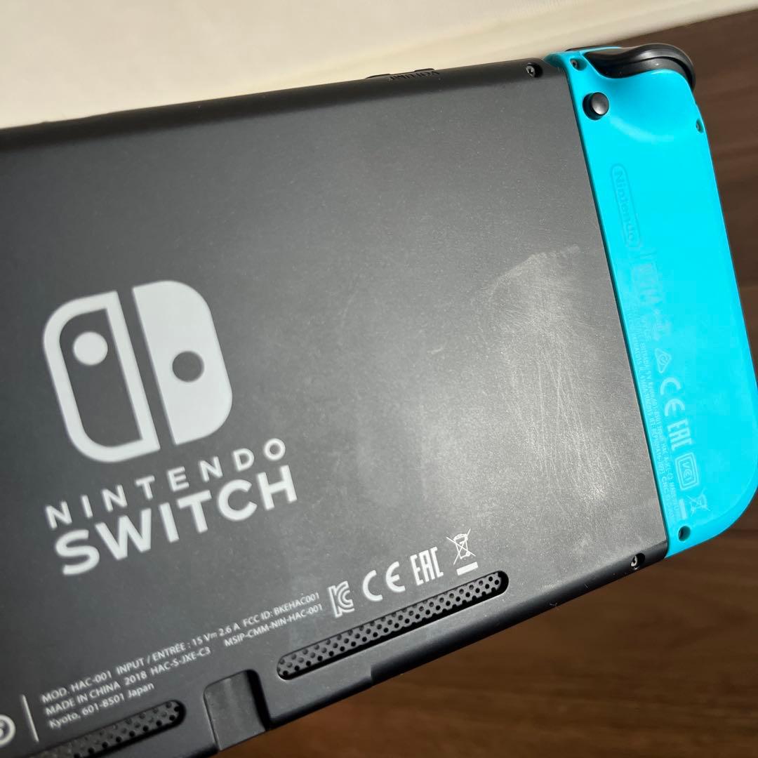 【美品】Nintendo Switch 本体（MicroSDカード64G付）