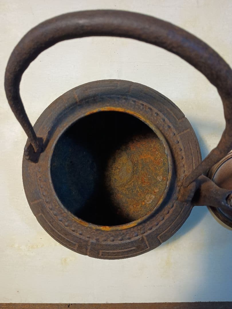 龍文堂 雷紋鉄瓶