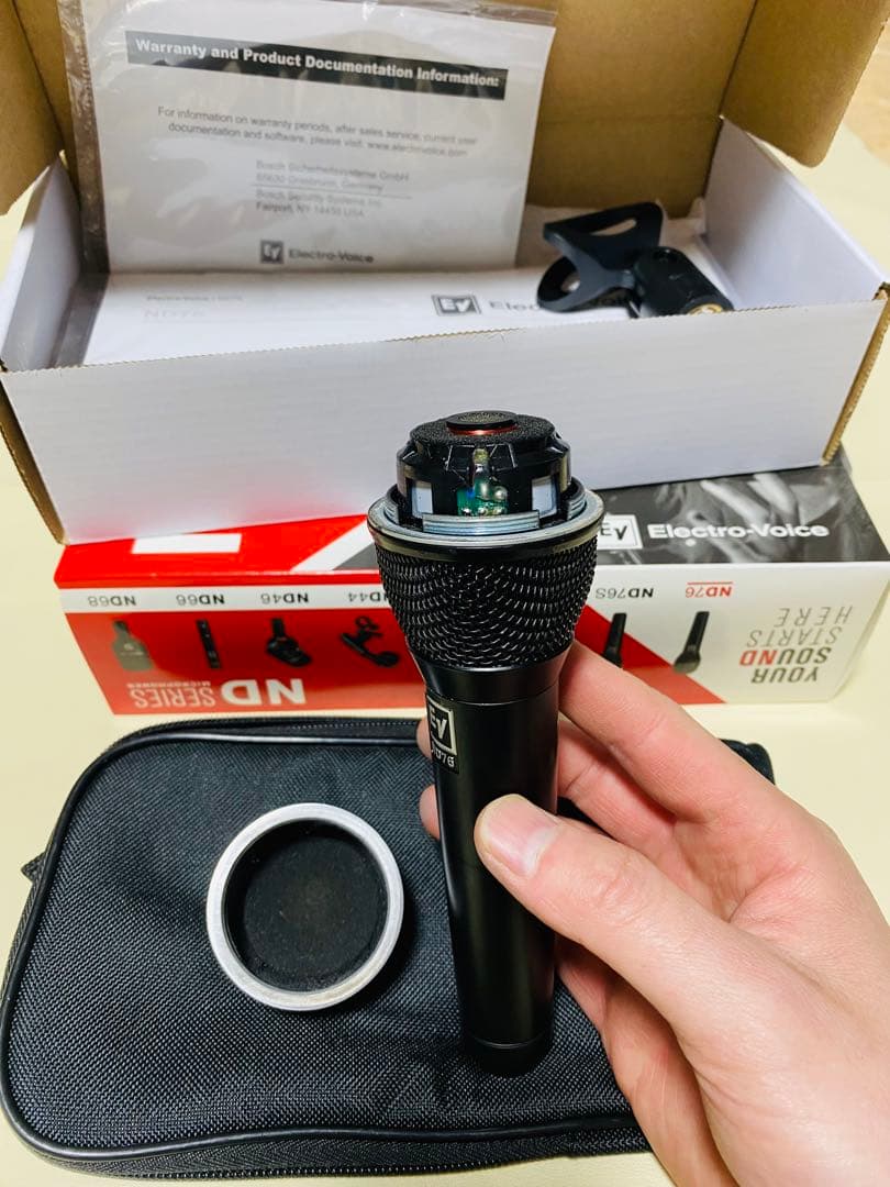 Electro-Voice ND76 ダイナミックマイク美品・数回使用のみ(２)