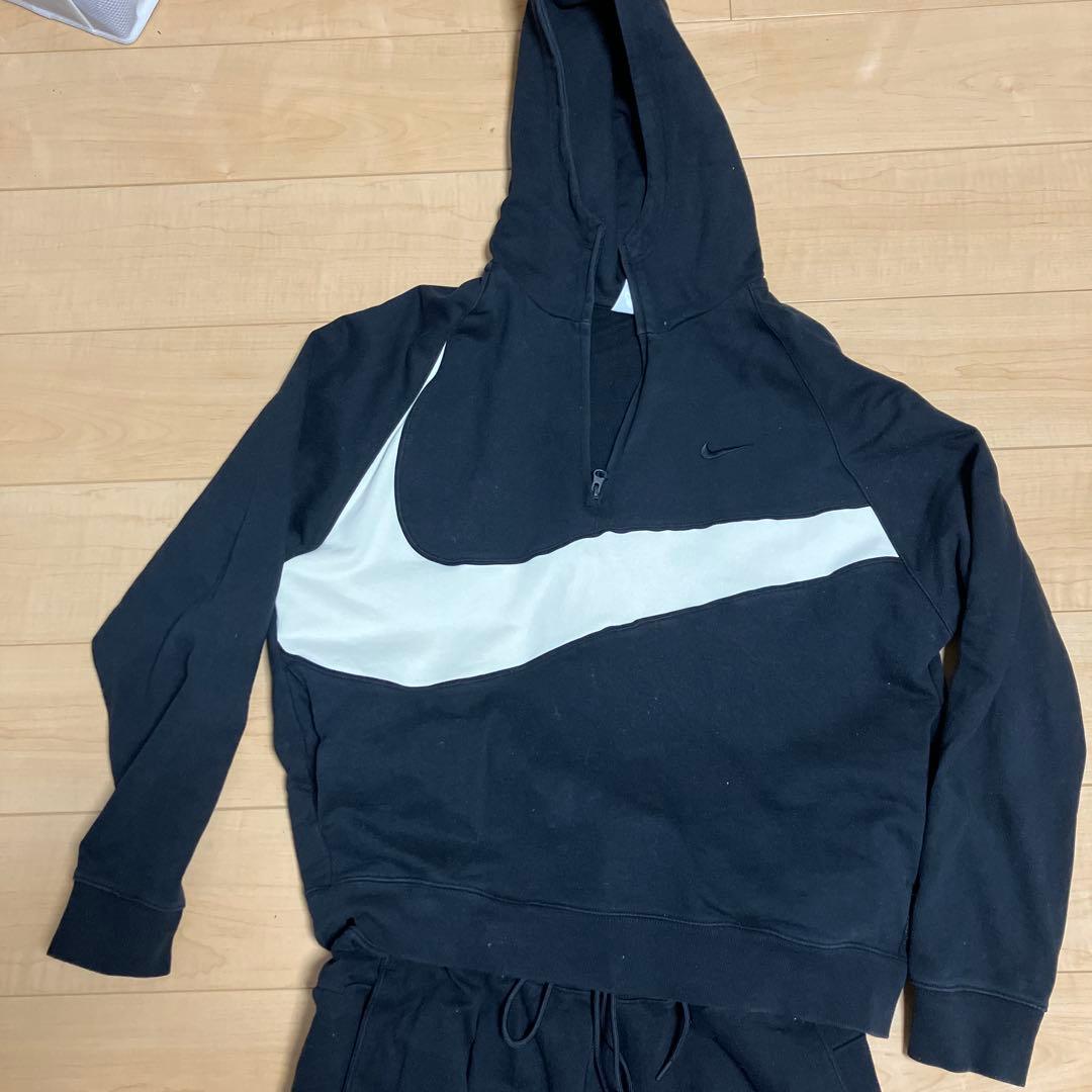 Nike スエット上下セット 黒/白