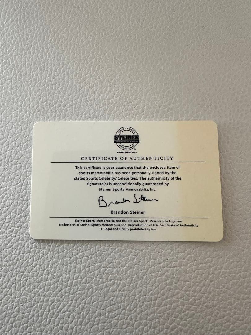 元ボストンレッドソックス上原浩司選手直筆サイン