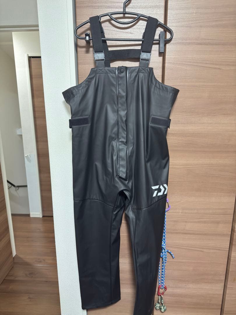Daiwa DR-6025 ＰＵオーシャンレインスーツ　 ブラック Lサイズ