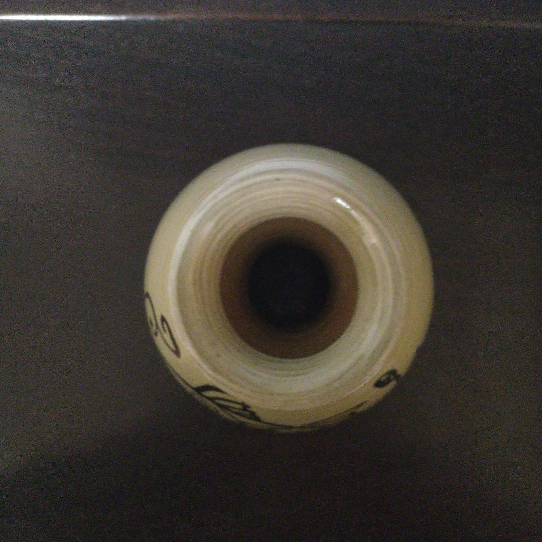 NO652 刷毛目魚文徳利　作家物　銘あり[土丁]