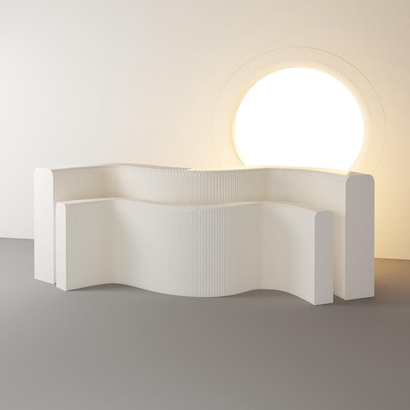 ディスプレイラック展示台セット陳列台 折りたたみ長さ2-3ｍ高さ118㎝幅42㎝