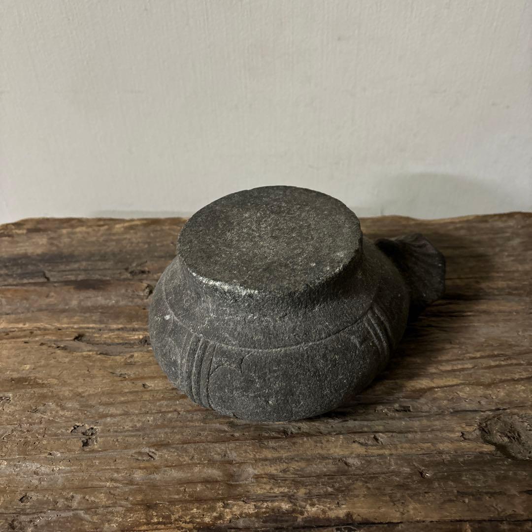 李朝　石製　香炉　祭器　朝鮮王朝　高麗　朝鮮王朝　骨董品　古民芸　古美術