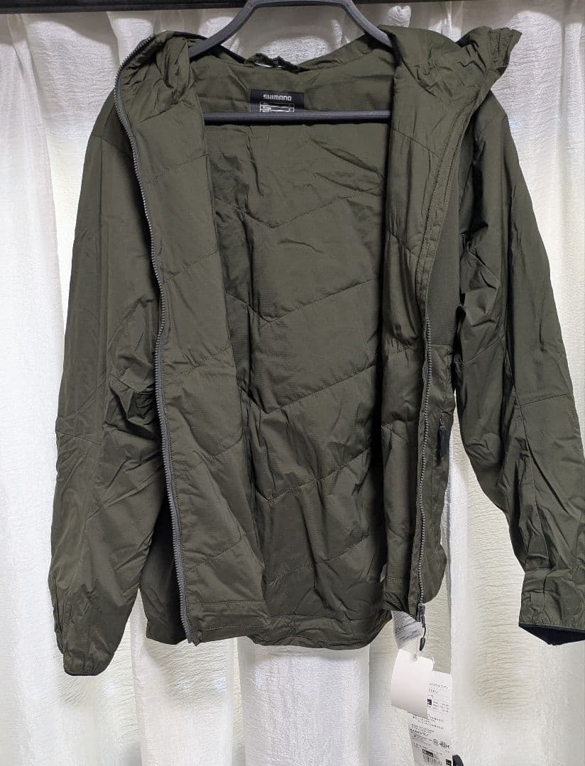 シマノ アクティブインサレーションジャケットカーキ Mサイズ