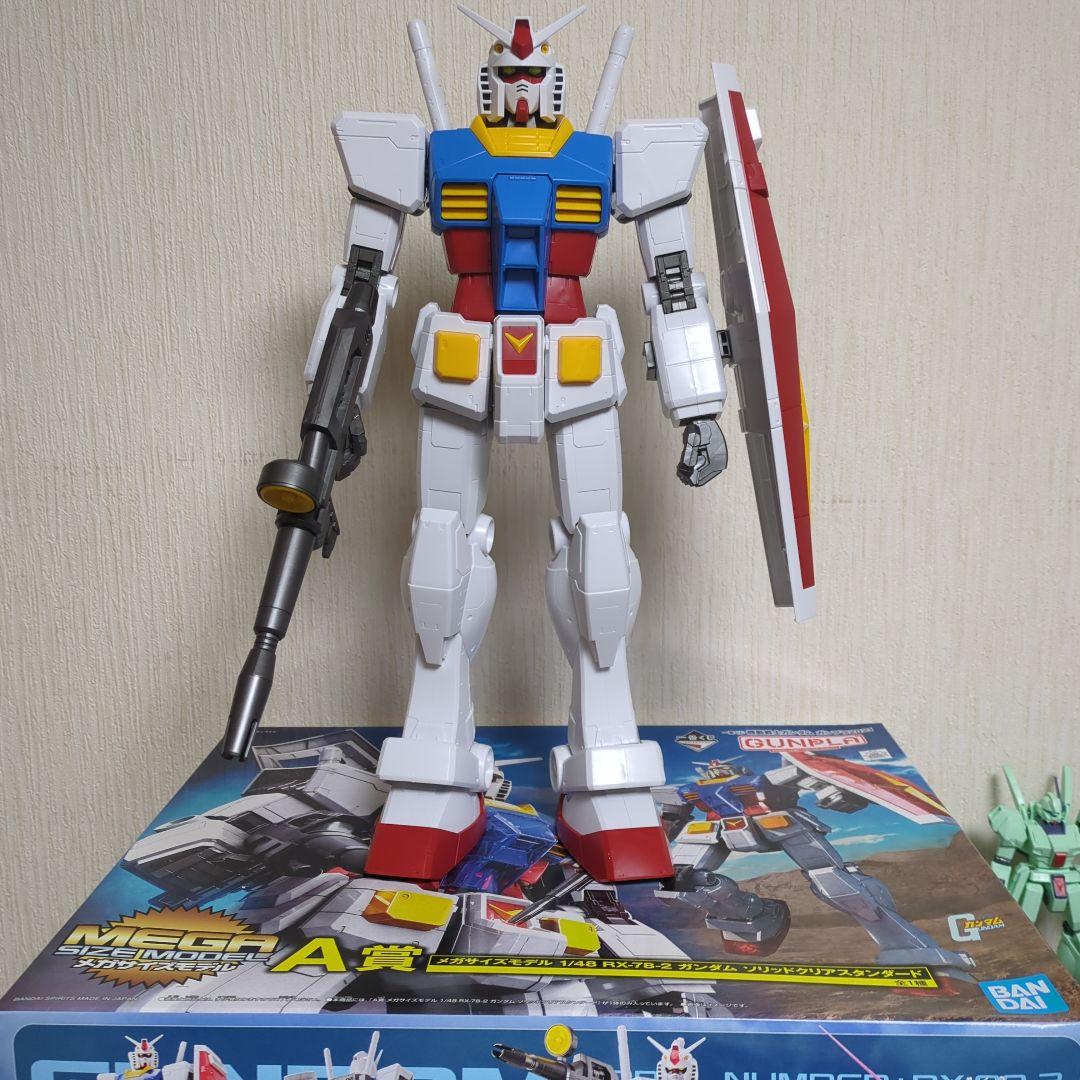 RX-78-2 ガンダム 1/48 メガサイズモデル　クリア