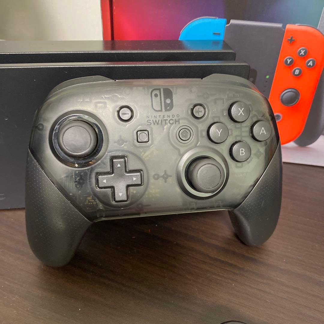 スイッチ　Nintendo Switch 本体 ハンドル　プロコン　マイク