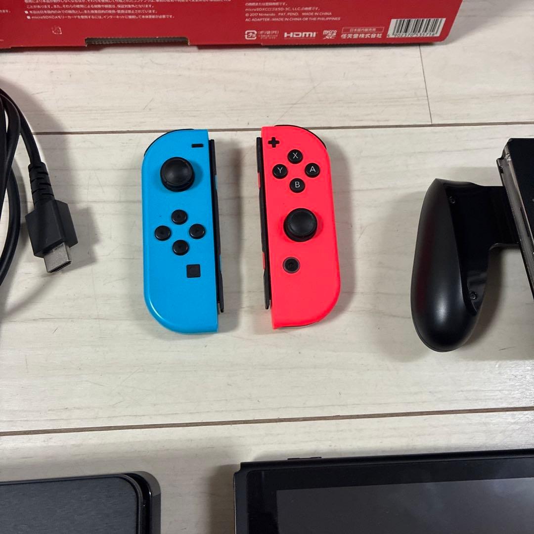 Nintendo Switch ネオンブルー/ネオンレッド 本体　ジャンク