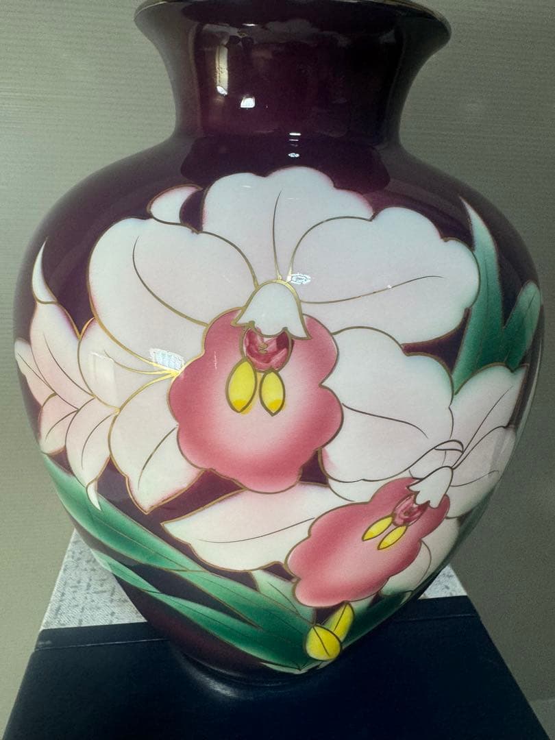 2559 七宝焼　琺瑯　花瓶