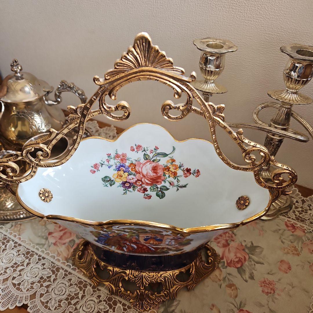 装飾用ポーセリンバスケット