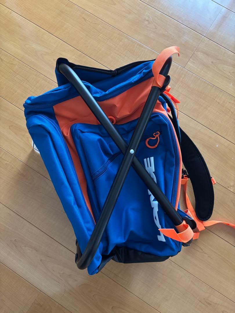 LANGE スキー バックパック 折りたたみイス付き