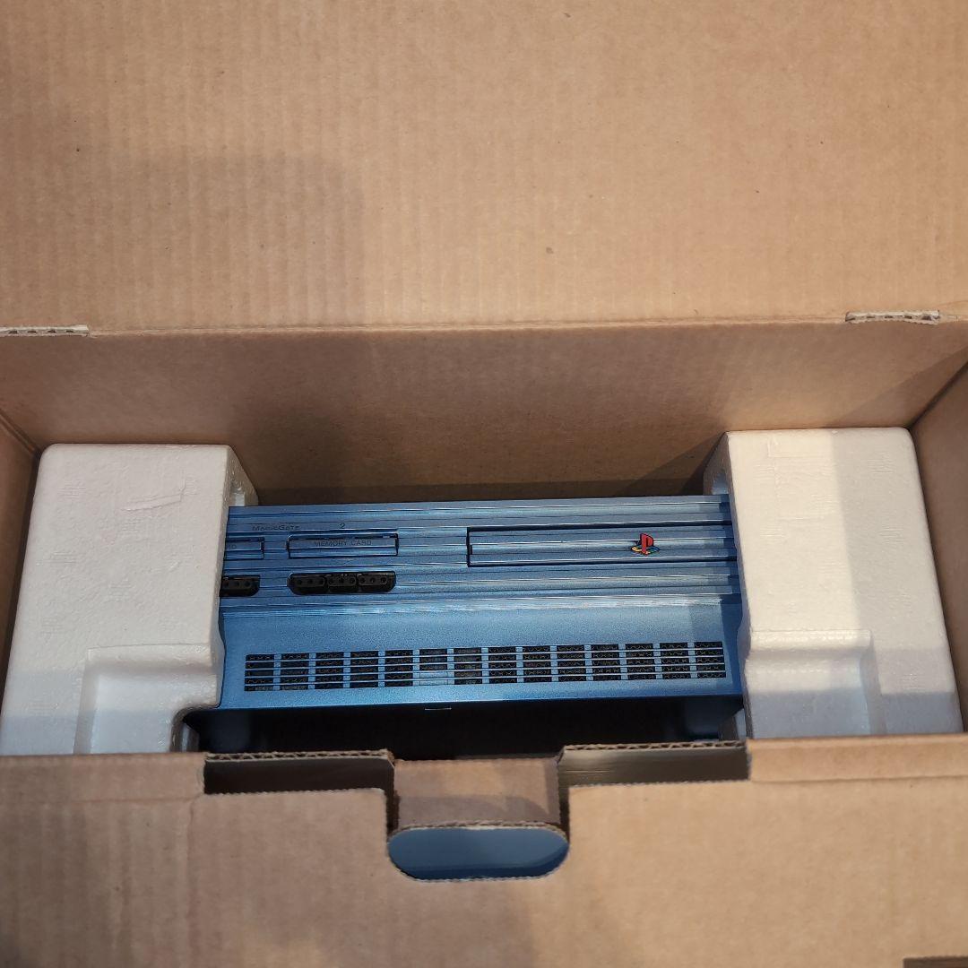 プレイステーション2 限定カラー アクア　SCPH-39000AQ　ソフト３本付