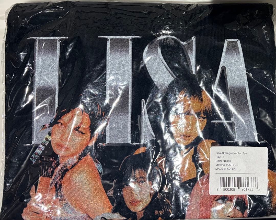 【即日発送】BLACKPINK LISA Tシャツ L ポップアップ グッズ
