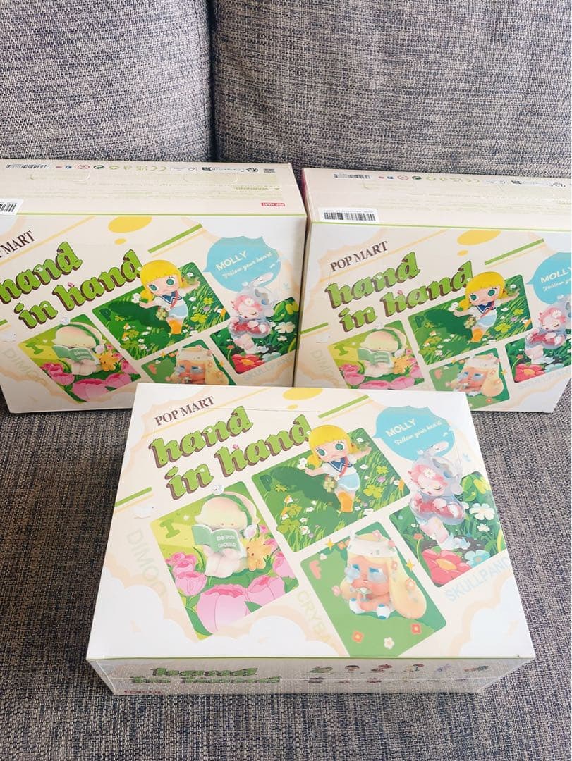 pop mart Hand in Hand シリーズ　ボックス　3アソート