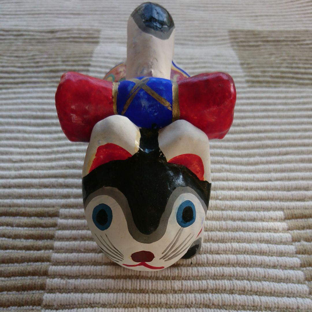 張り子  犬　二橋志乃