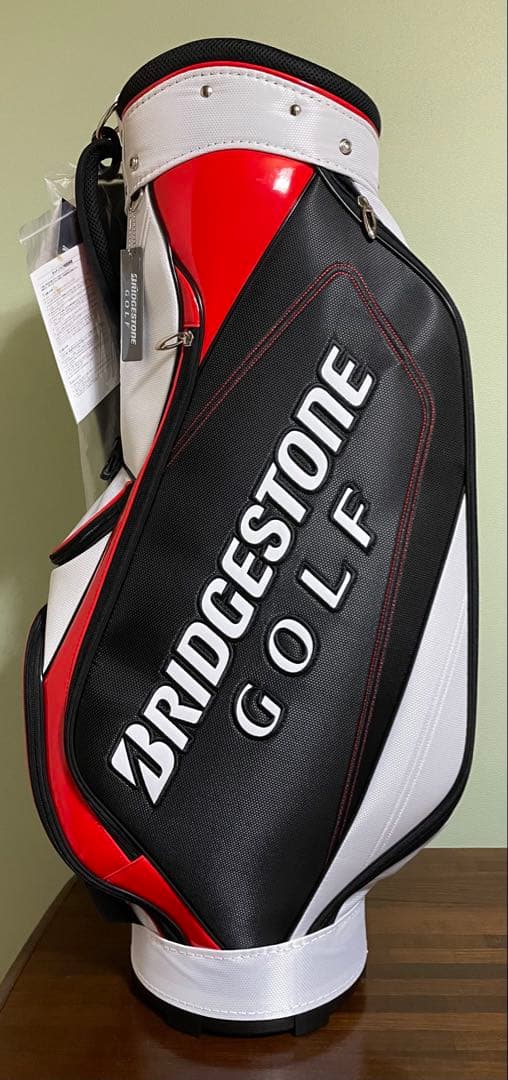 BRIDGESTONE GOLF キャディバッグ 赤・白・黒