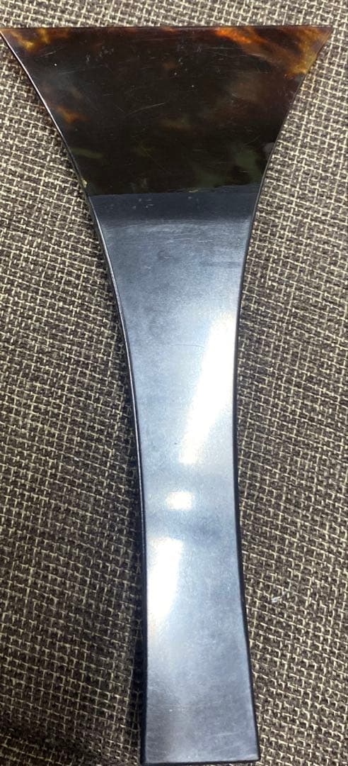 【美品】三味線撥　バチ　ばち　黒水牛　鼈甲　べっこう　高級品