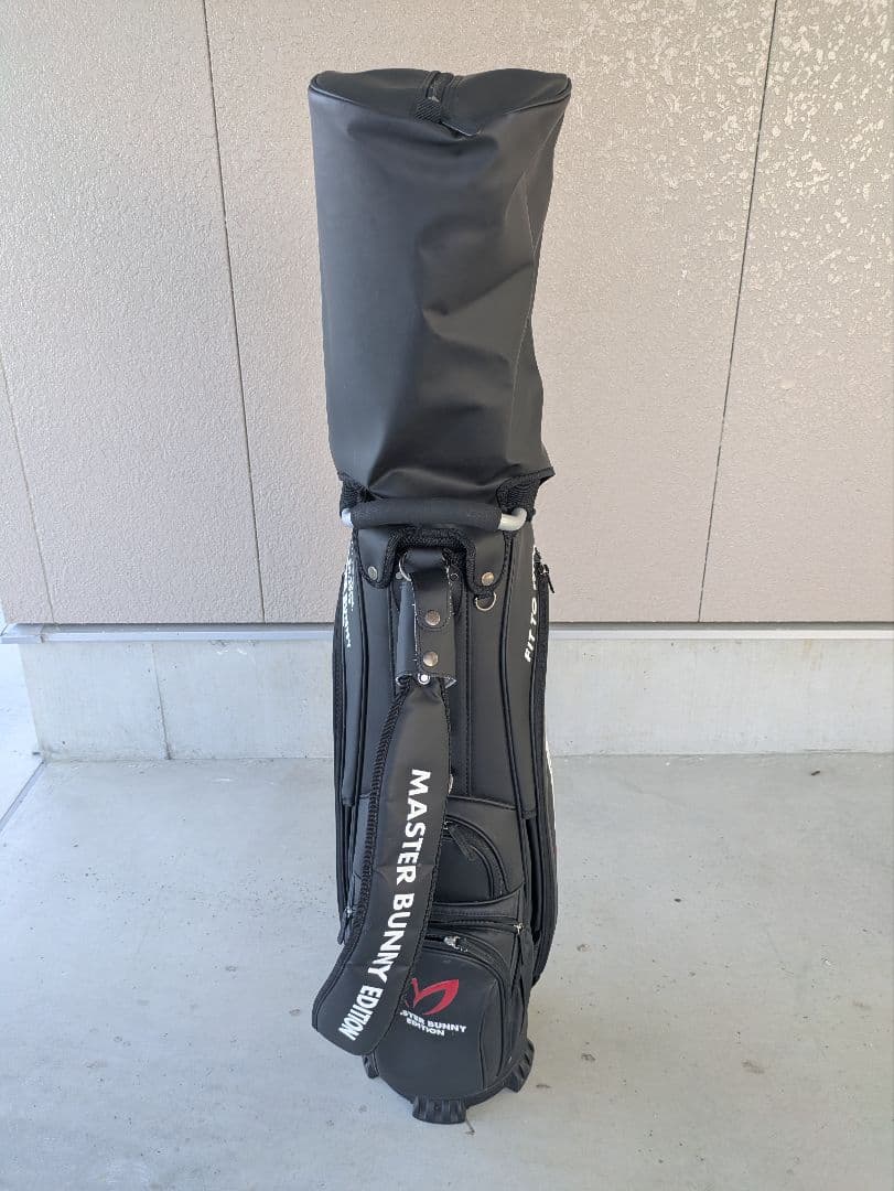 マスターバーニー キャディバッグ ブラック 9インチ 原英莉花プロ サイン入り