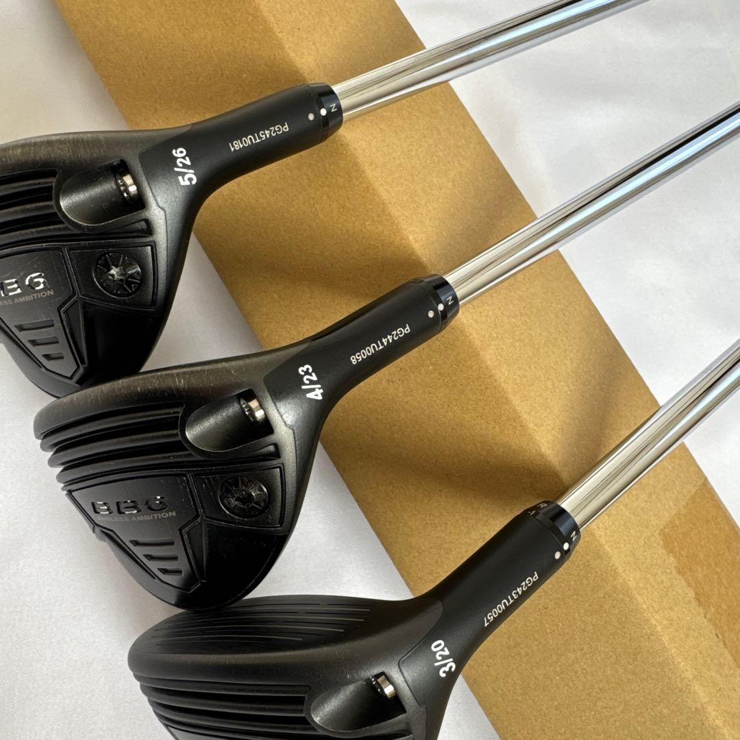 BB6 ユーティリティ3本セット 3U 4U 5U