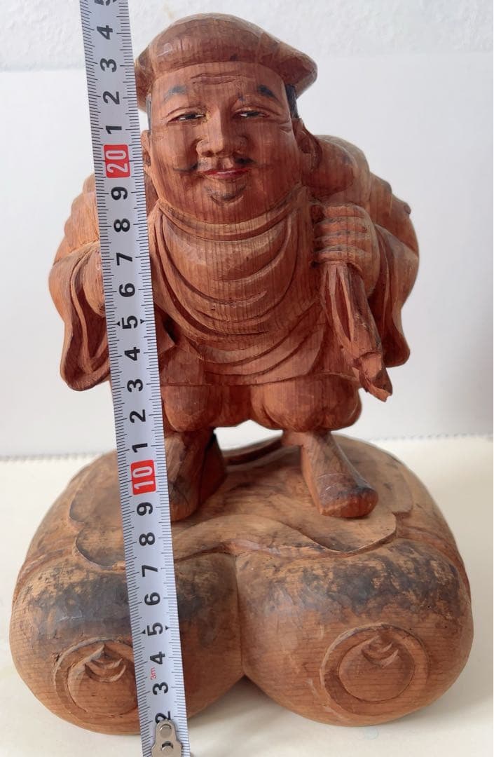 木製 福の神 彫刻