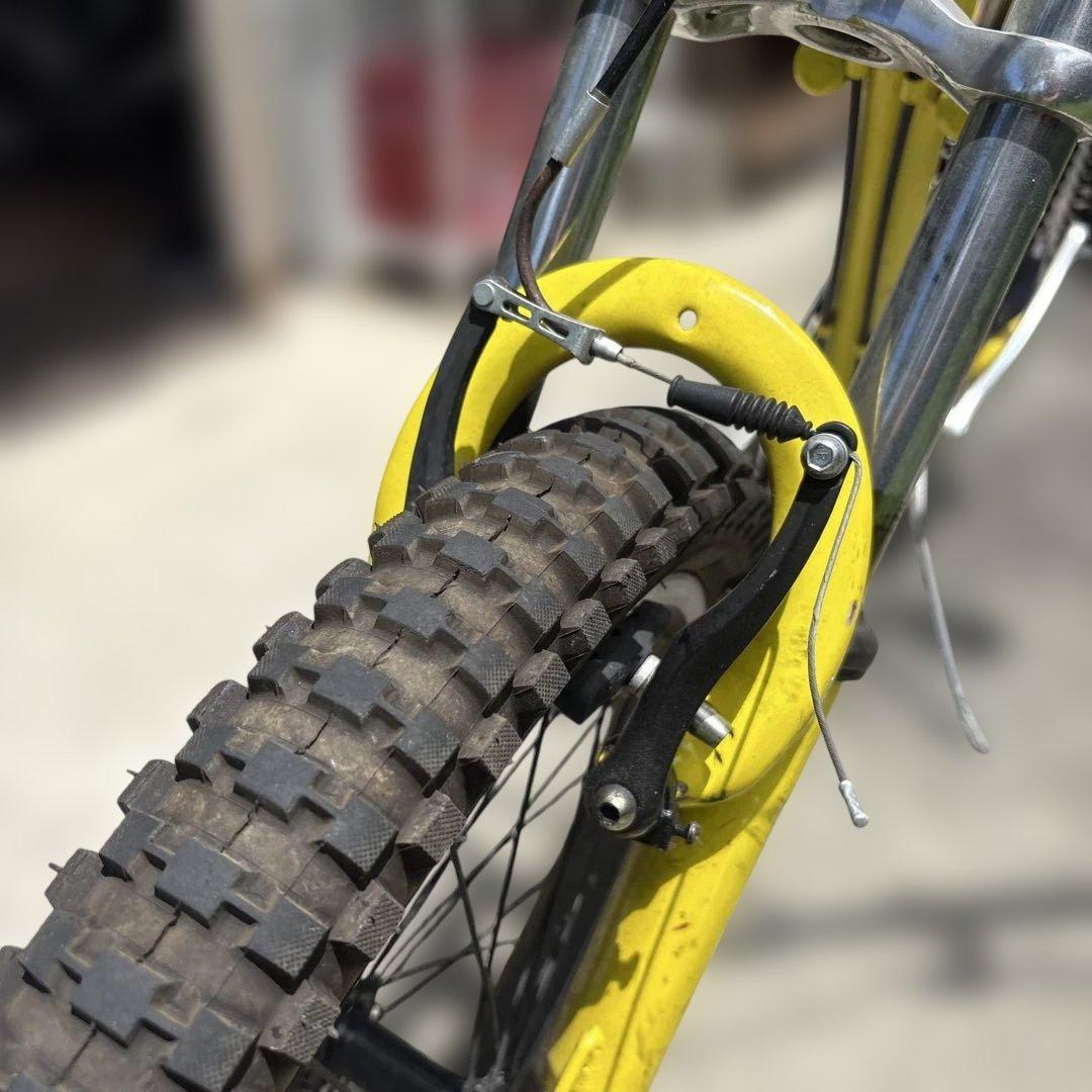 直接引き取りのみ　CALIFORNIA BIKE イエロー マウンテンバイク