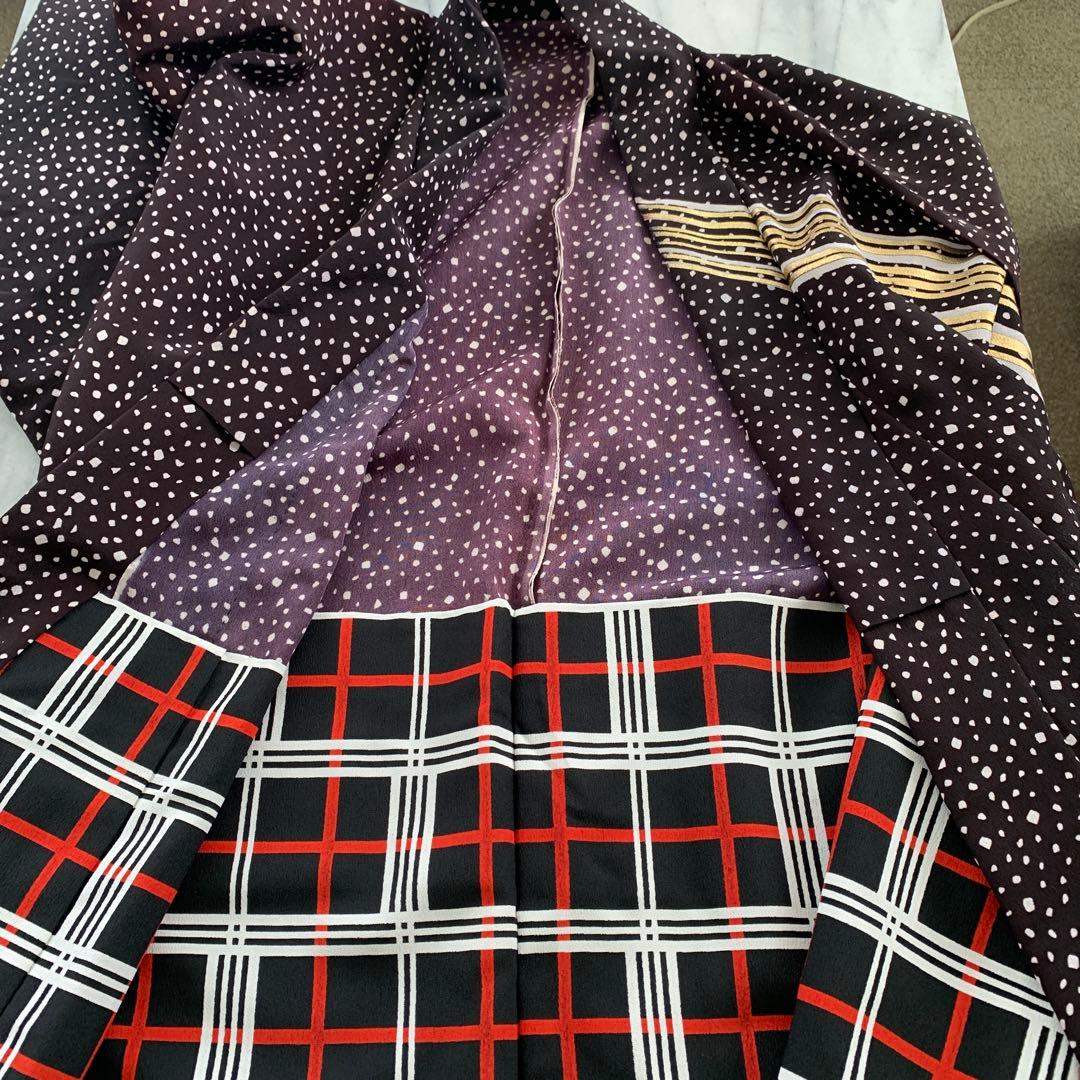 男踊り衣装　黒地に金
